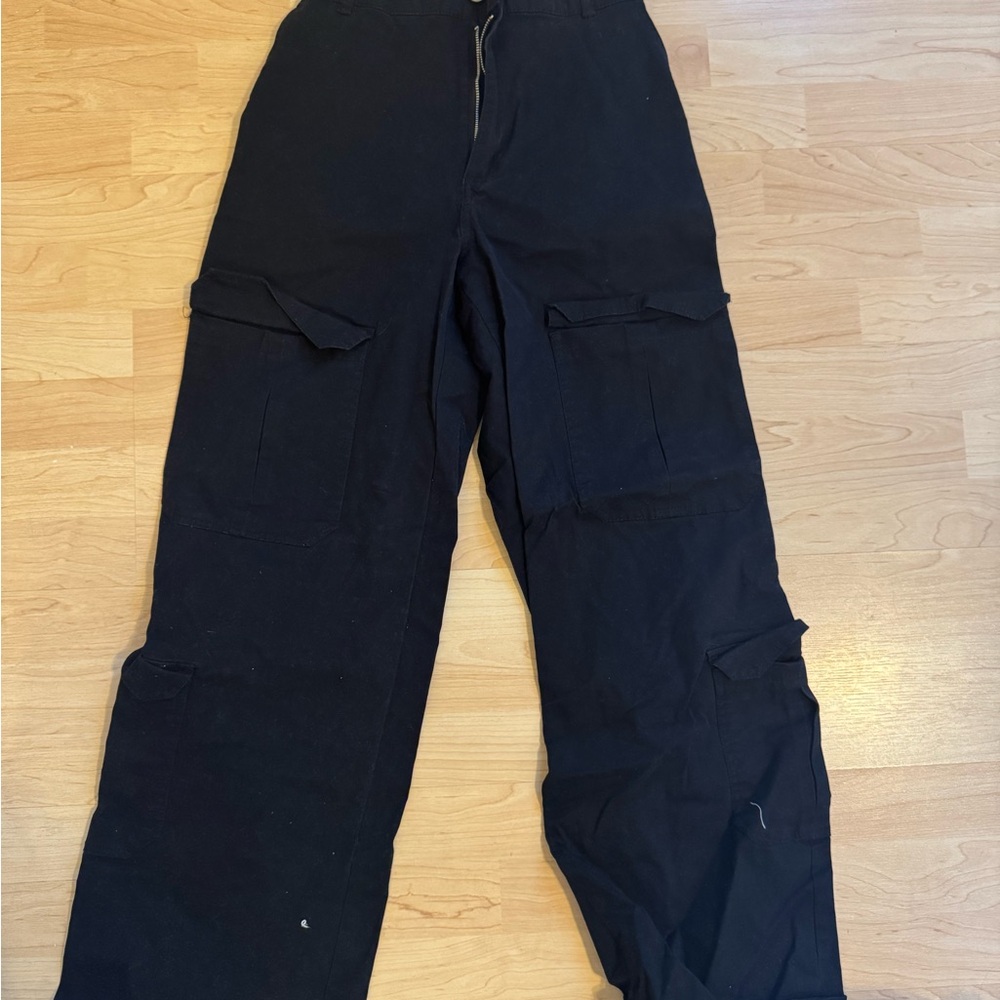 Forever 21 Black Cargo Pants